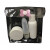 Transparent Zipper Cosmetic Bag with Small Flower (10pcs/pkt)